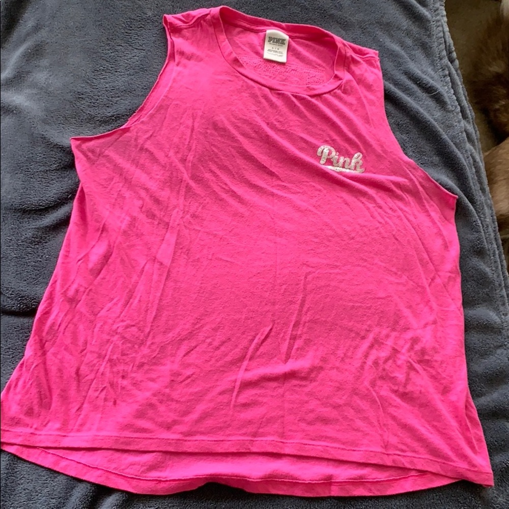 Pink tank top